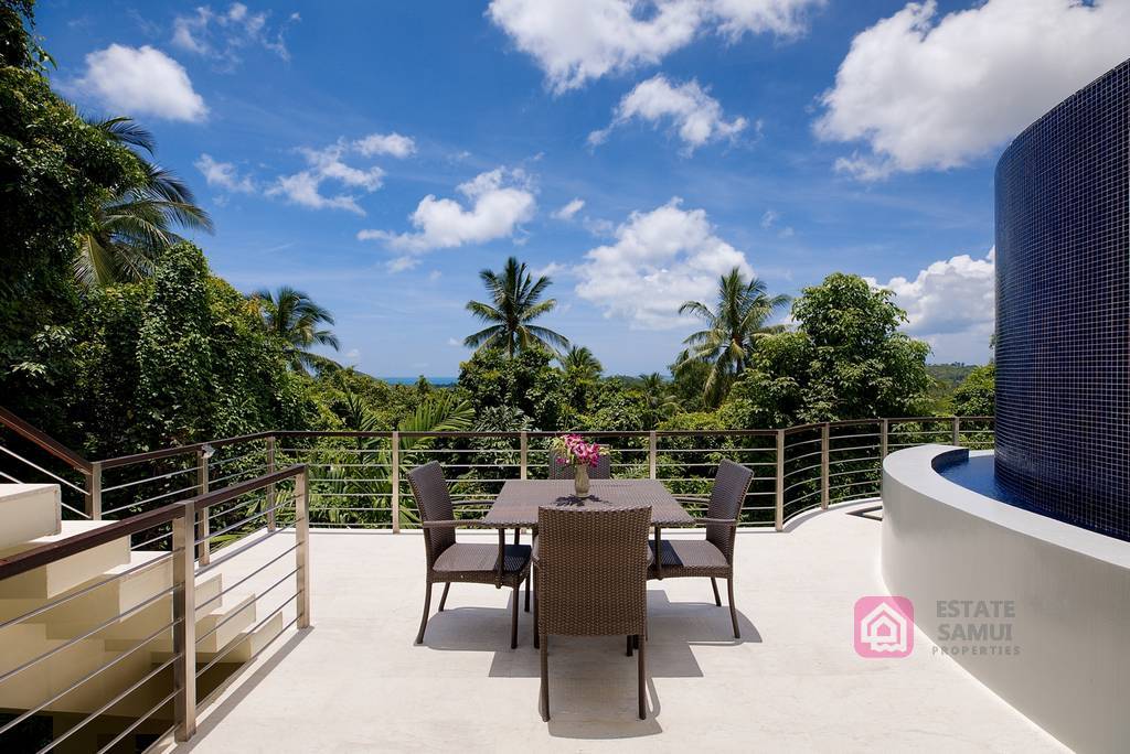 hillside villa for sale, koh samui