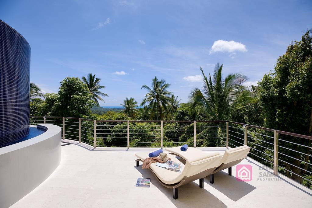 hillside villa for sale, koh samui