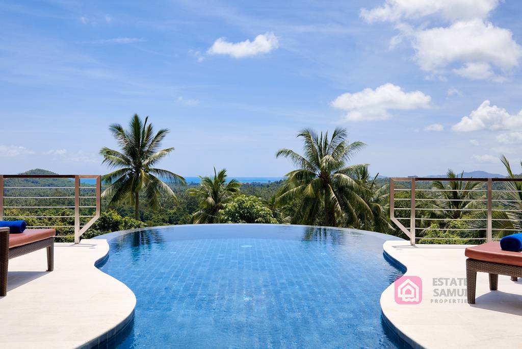 hillside villa for sale, koh samui