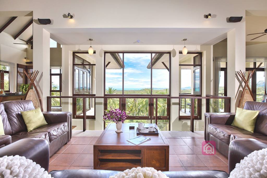 hillside villa for sale, koh samui