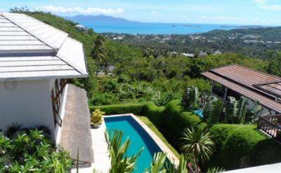 sea view hillside villa, koh samui