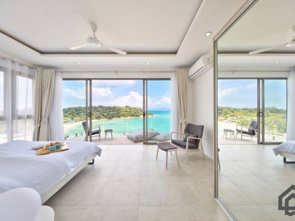 beachside sea view villa, koh samui