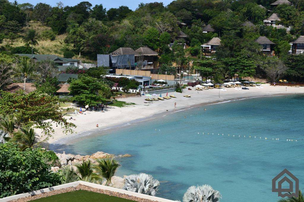 beachside sea view villa, koh samui