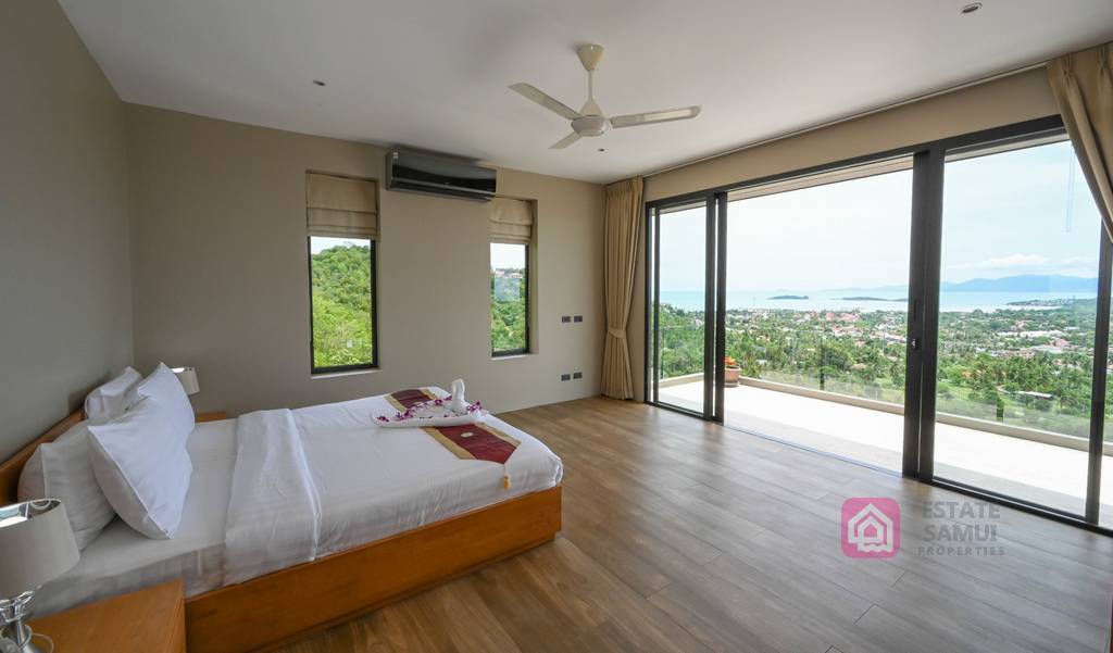 plai laem sea view villa, koh samui