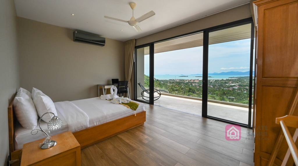 plai laem sea view villa, koh samui