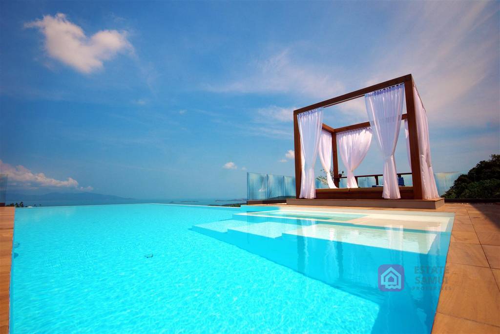 modern bophut villa for sale, koh samui