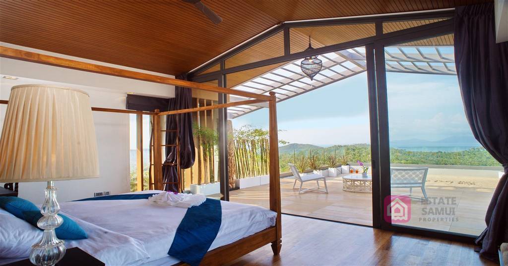 modern bophut villa for sale, koh samui