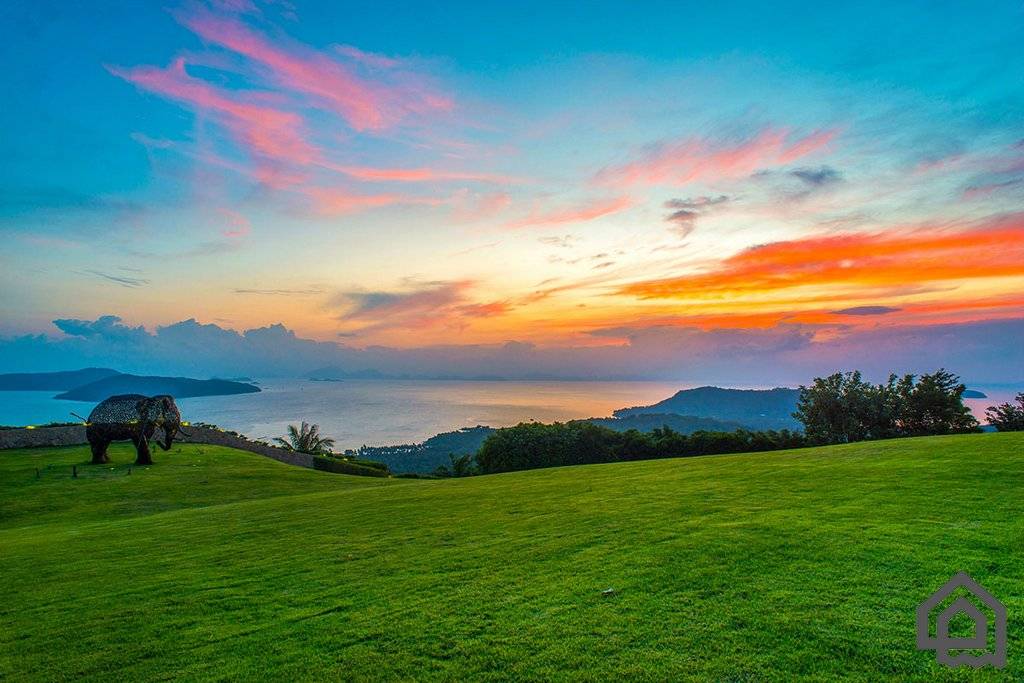 sea view private estate, koh samui