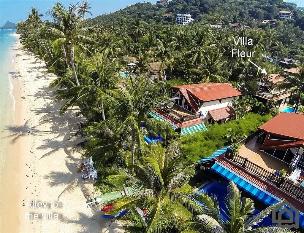 bang por beachside villa, koh samui