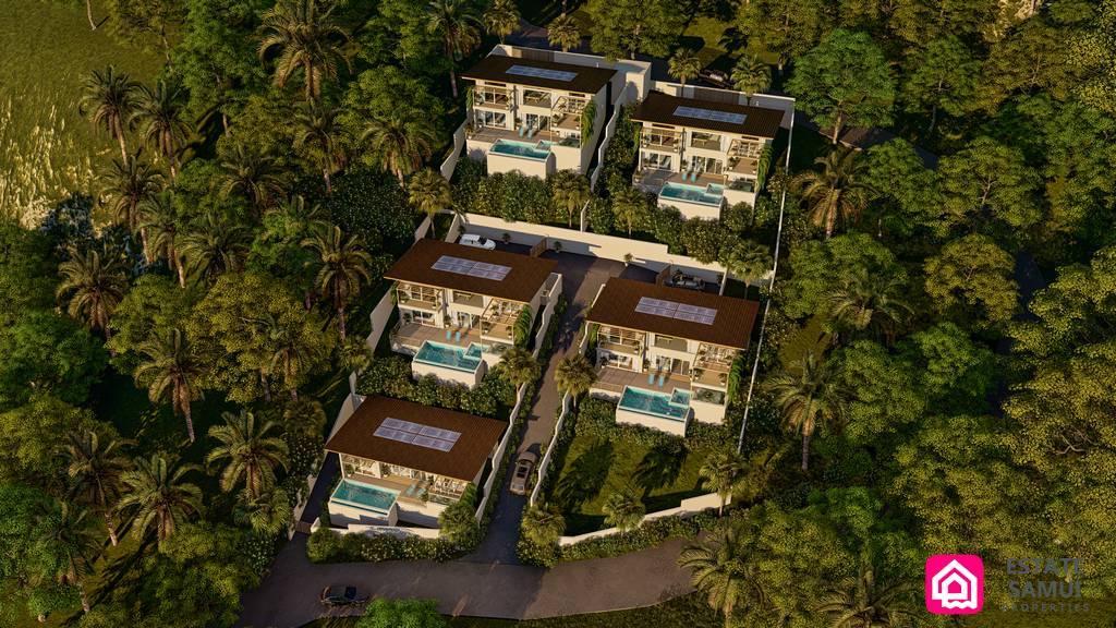 sunset hills villas for sale, koh samui