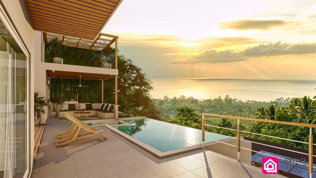 sunset hills villas for sale, koh samui