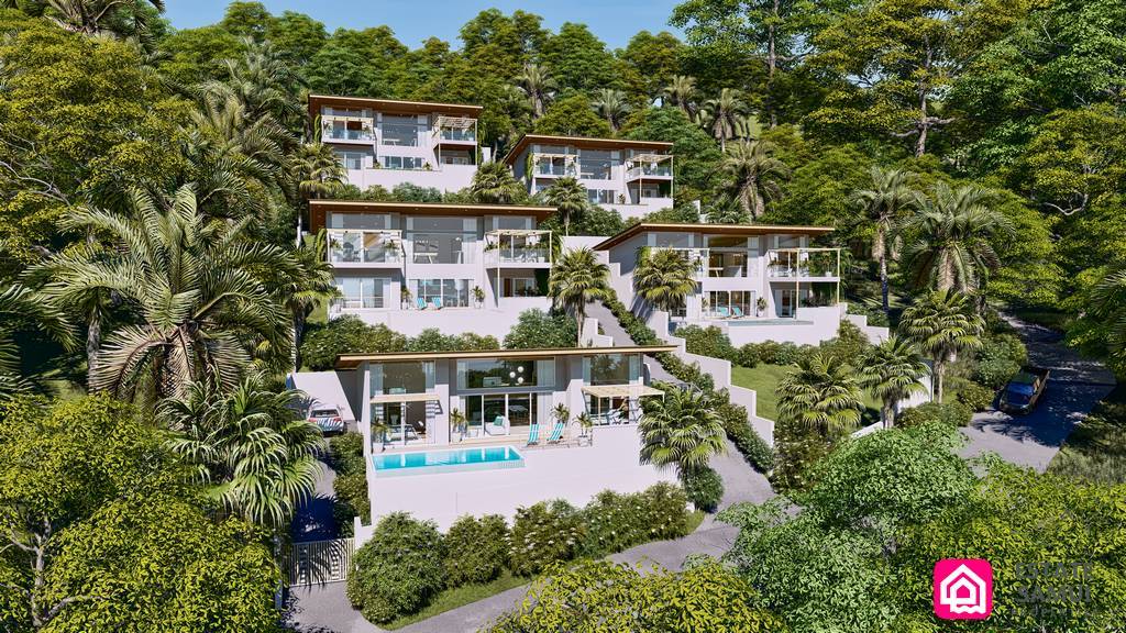 sunset hills villas for sale, koh samui