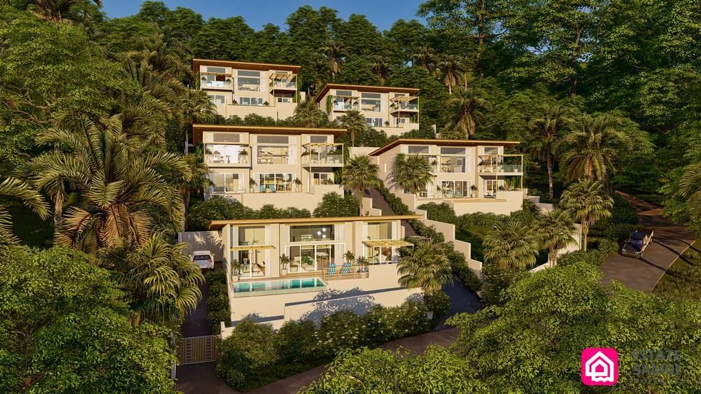 sunset hills villas for sale, koh samui