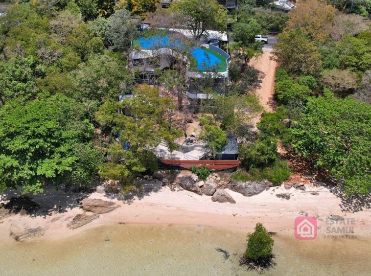 modern beachfront villa for sale, koh samui