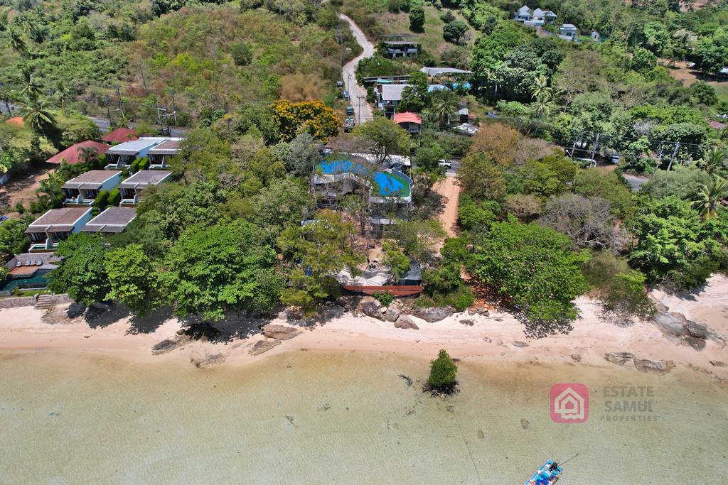 modern beachfront villa for sale, koh samui