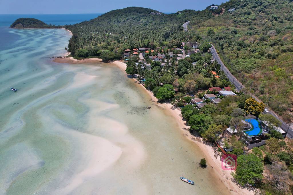 modern beachfront villa for sale, koh samui