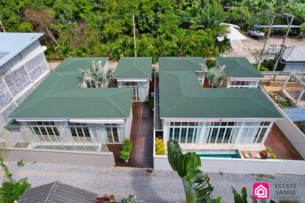 stylish pool villa for sale, koh samui