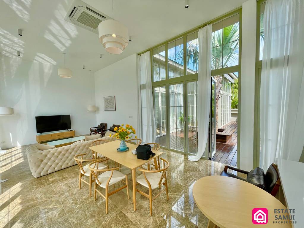 stylish pool villa for sale, koh samui