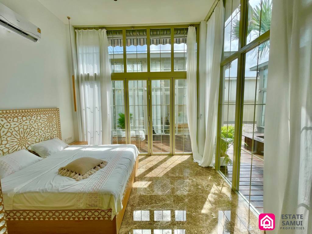 stylish pool villa for sale, koh samui