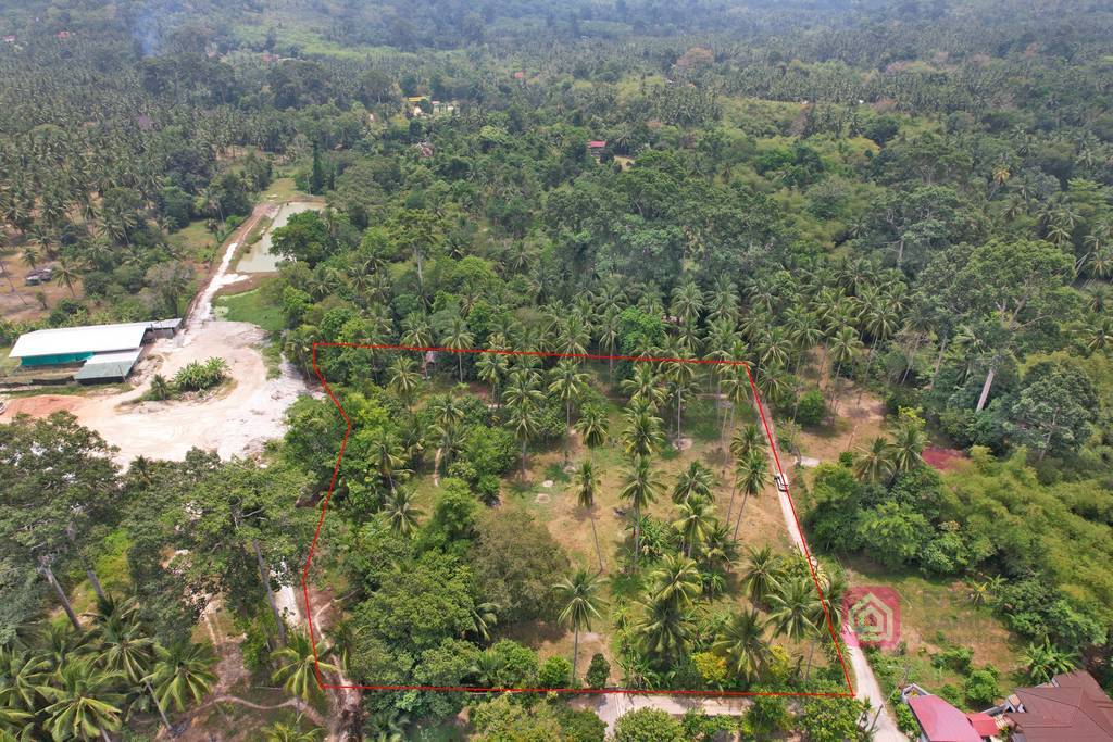 flat land for sale, koh samui