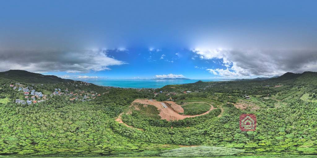 land plot with sea views, koh samui