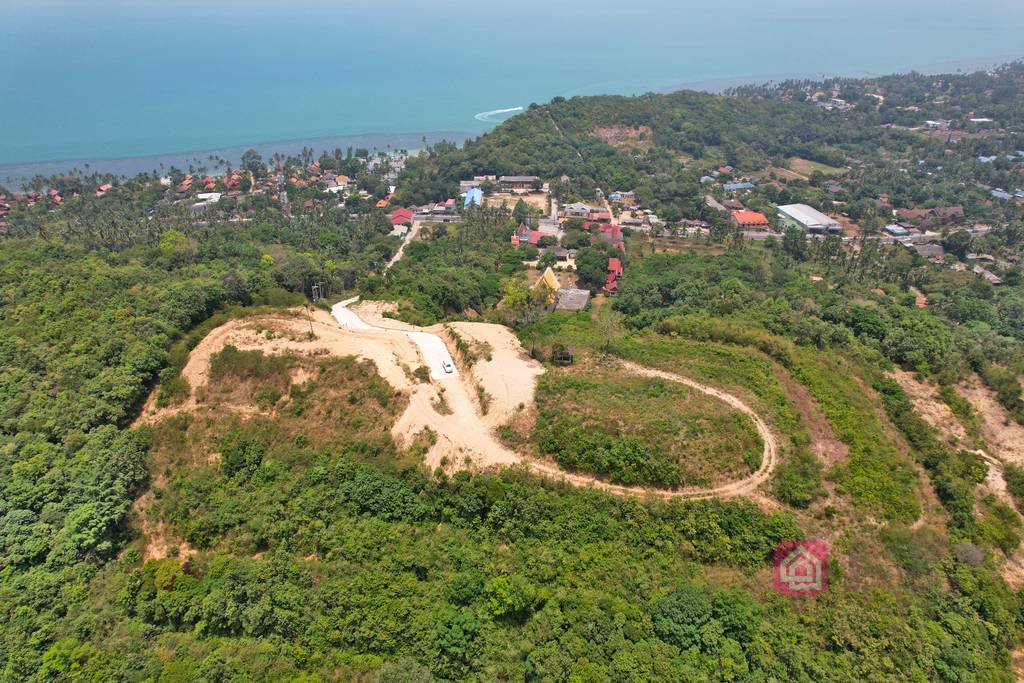 land plot with sea views, koh samui