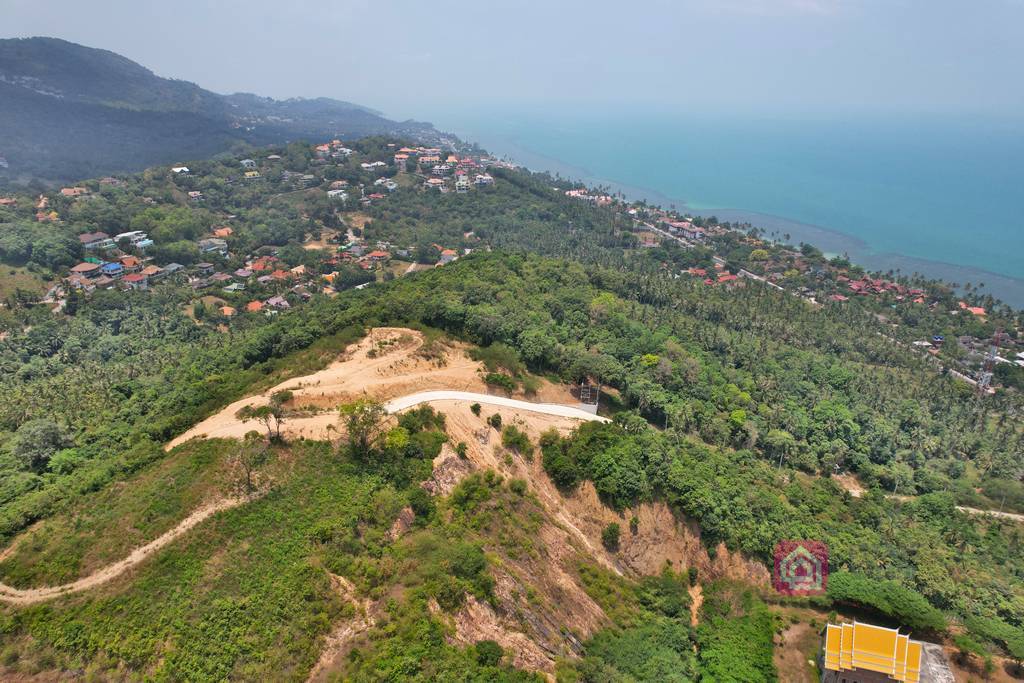 land plot with sea views, koh samui