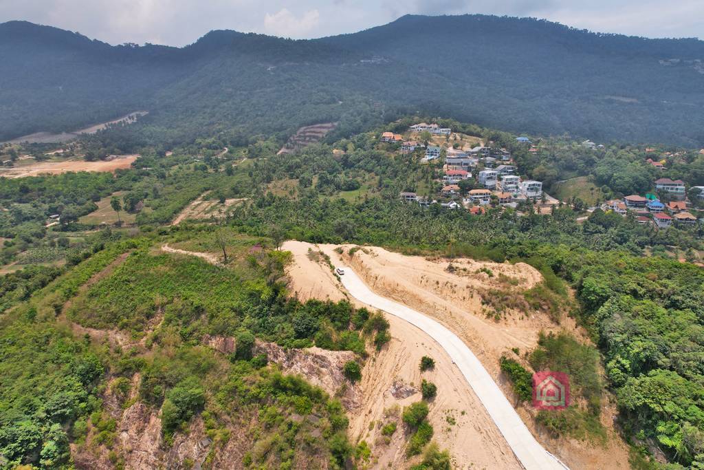 land plot with sea views, koh samui