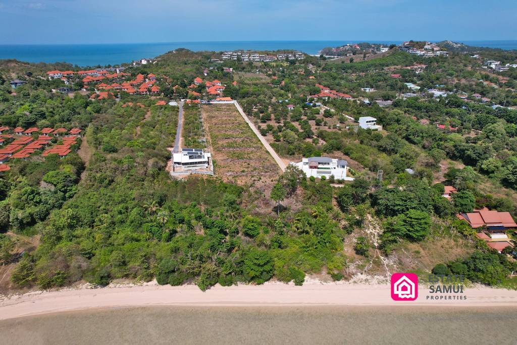 sea view beachside land, koh samui