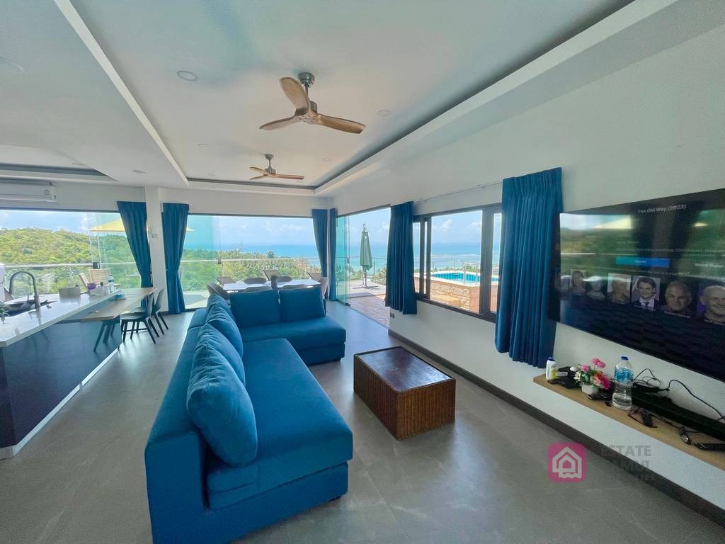 sea view lamai villa