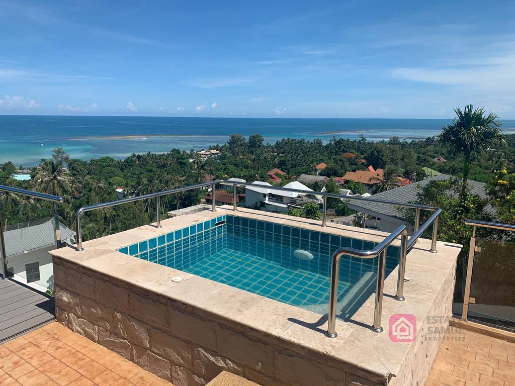 sea view lamai villa