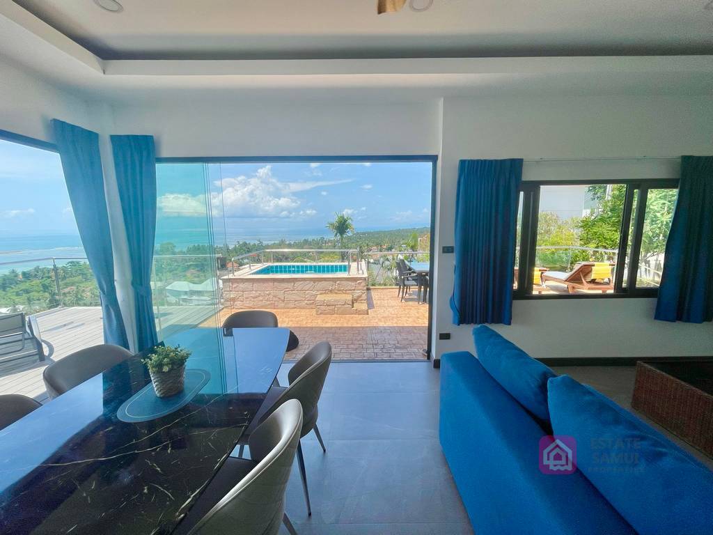 sea view lamai villa