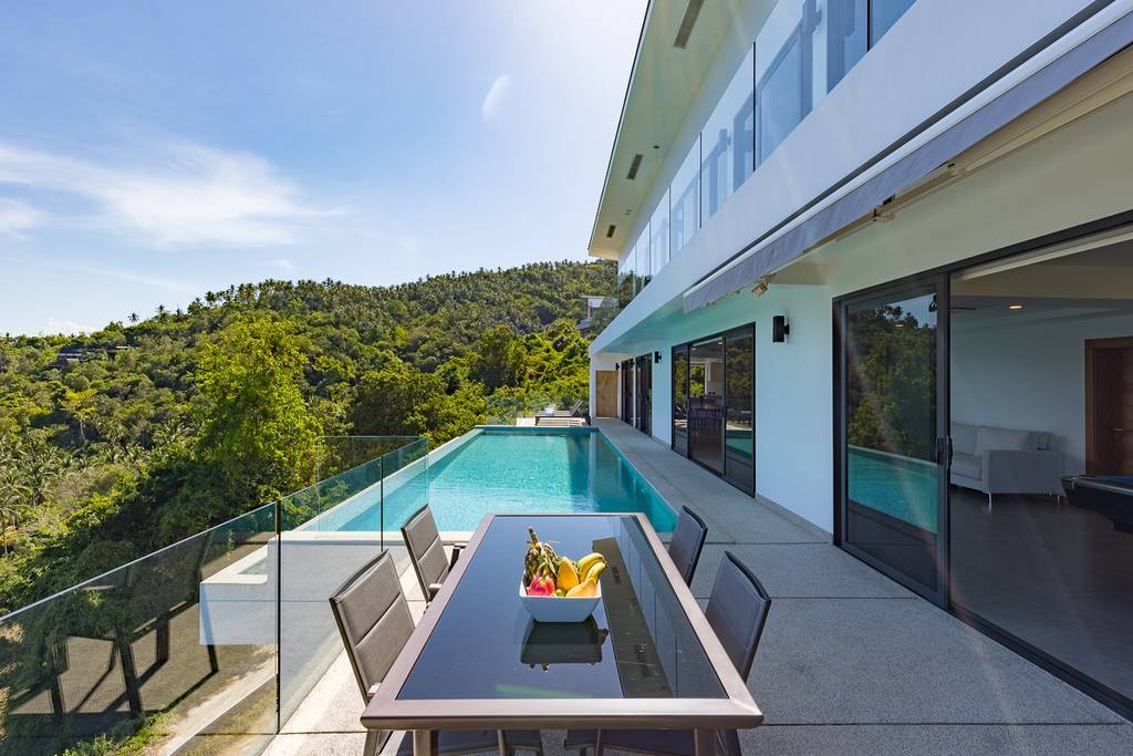 panoramic sea view villa, koh samui