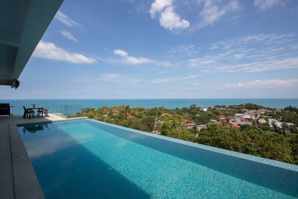 panoramic sea view villa, koh samui