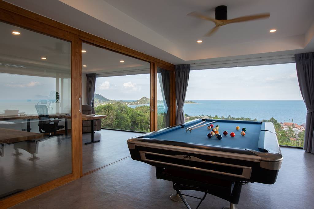 panoramic sea view villa, koh samui