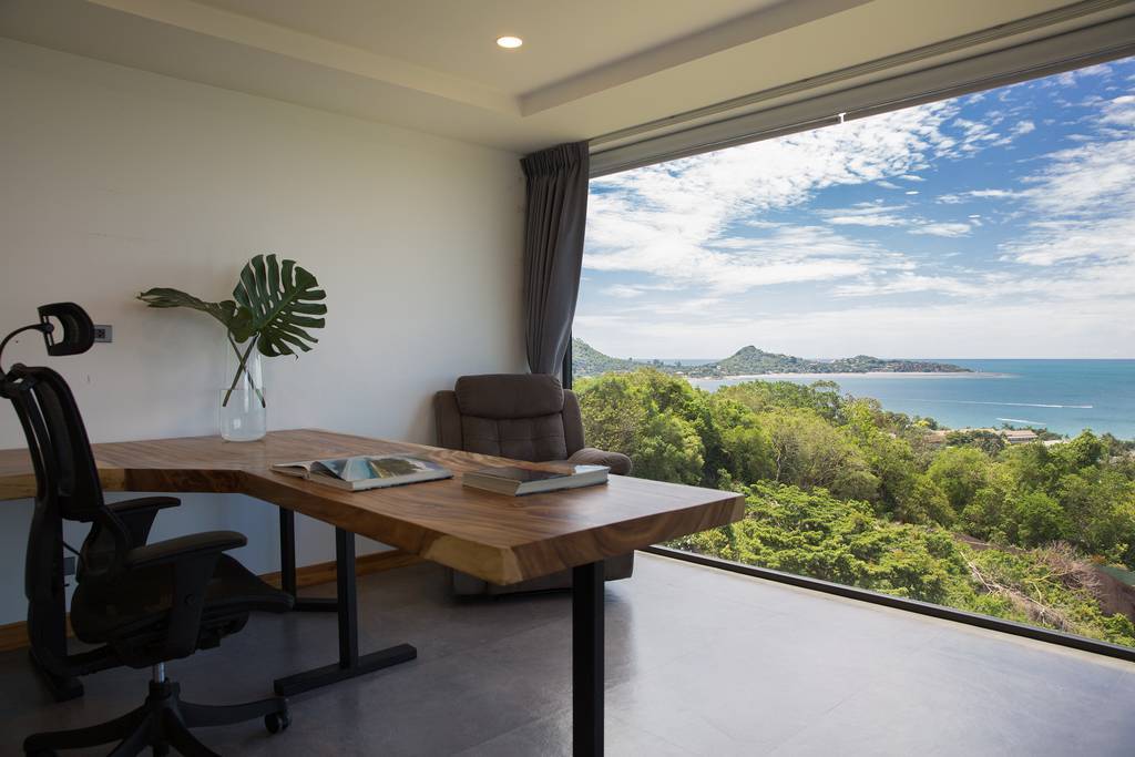 panoramic sea view villa, koh samui