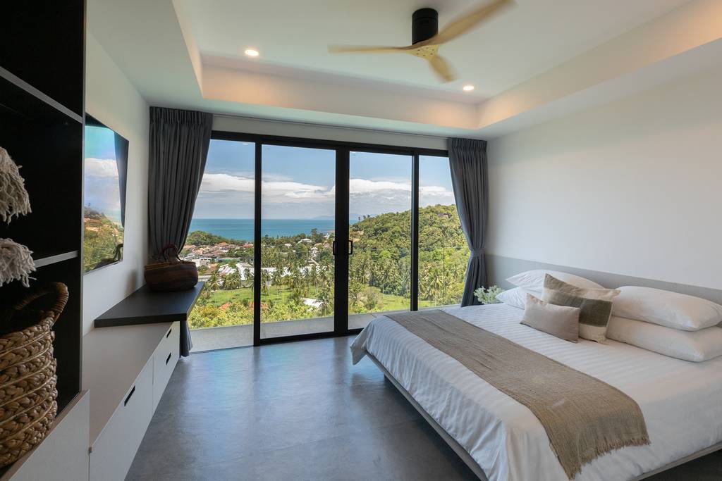 panoramic sea view villa, koh samui