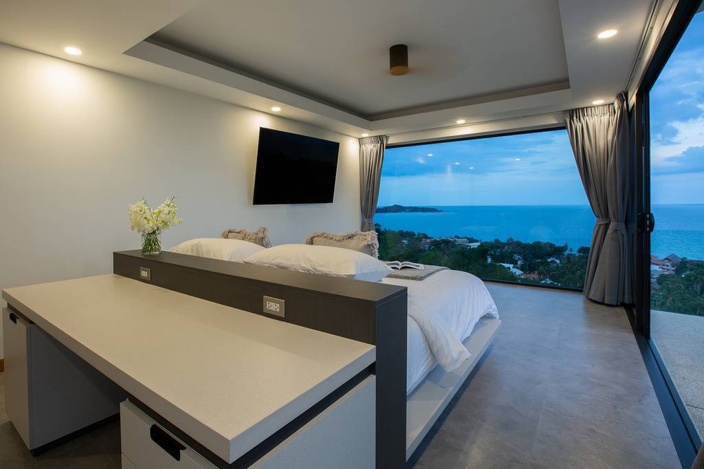 panoramic sea view villa, koh samui