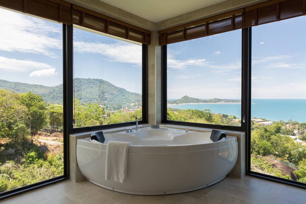 panoramic sea view villa, koh samui