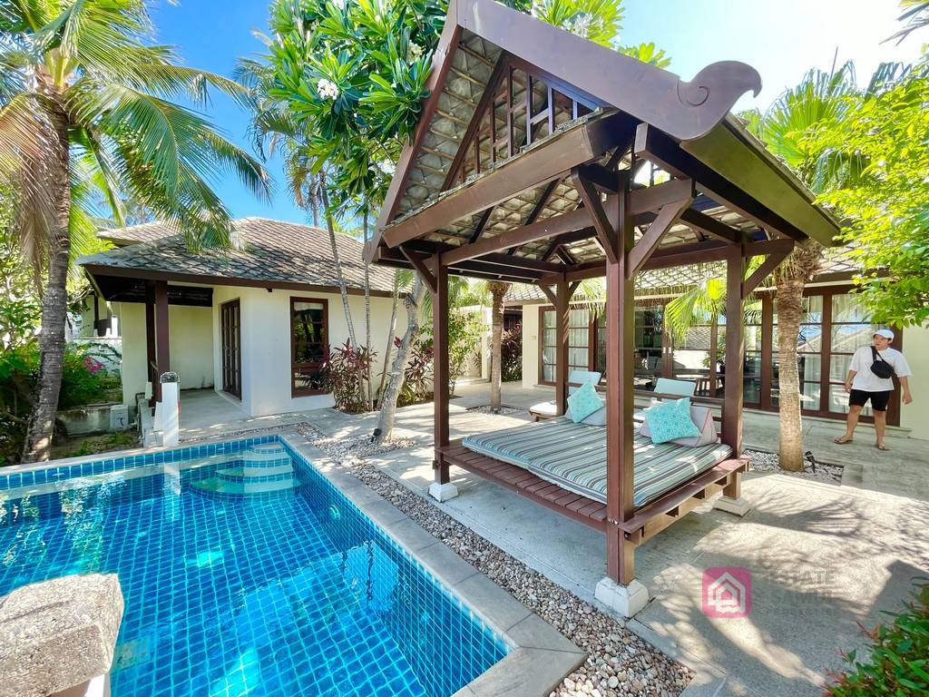 balinese pool villa, koh samui