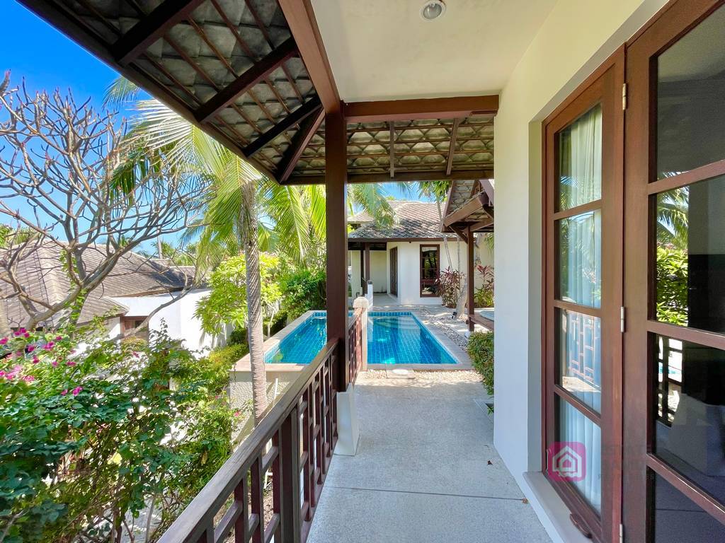 balinese pool villa, koh samui