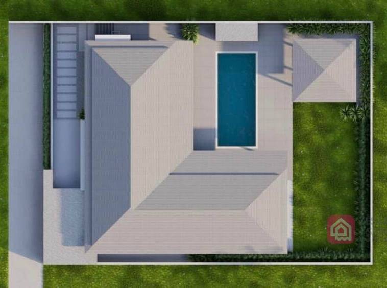modern garden pool villa. koh samui