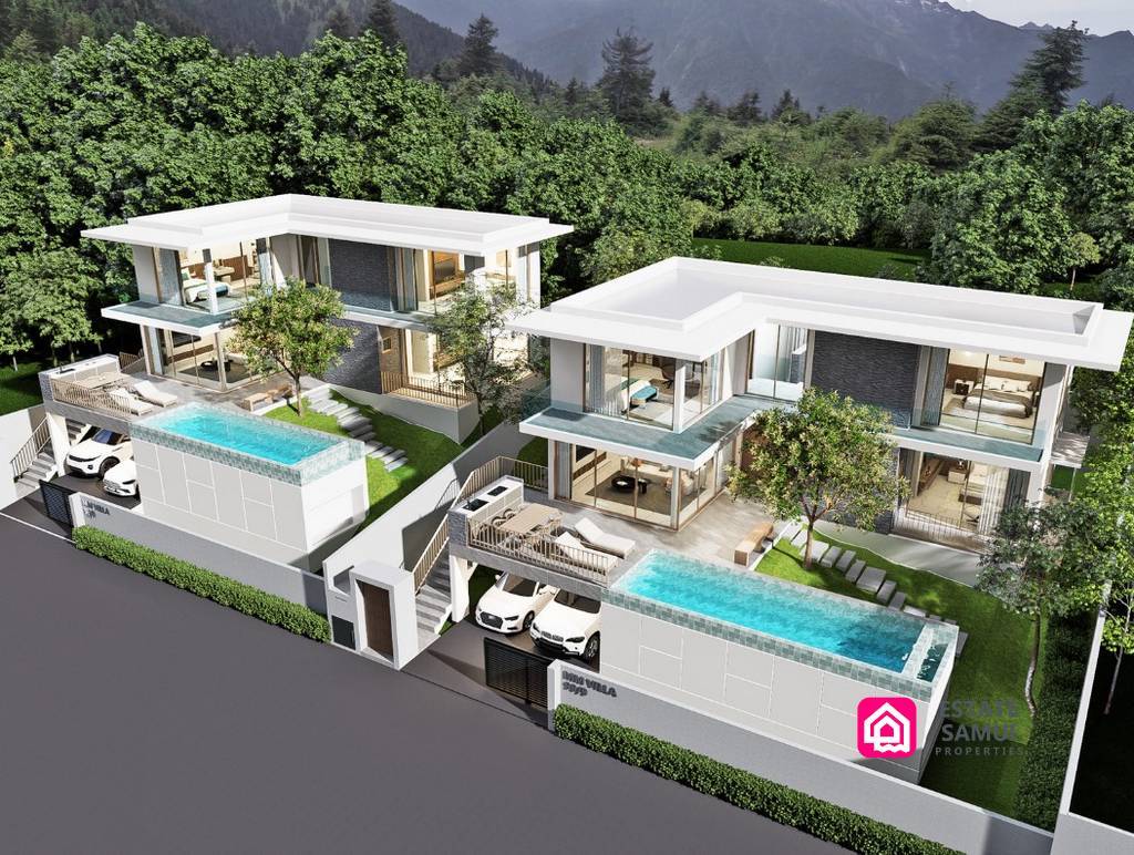 modern chaweng noi villas, koh samui