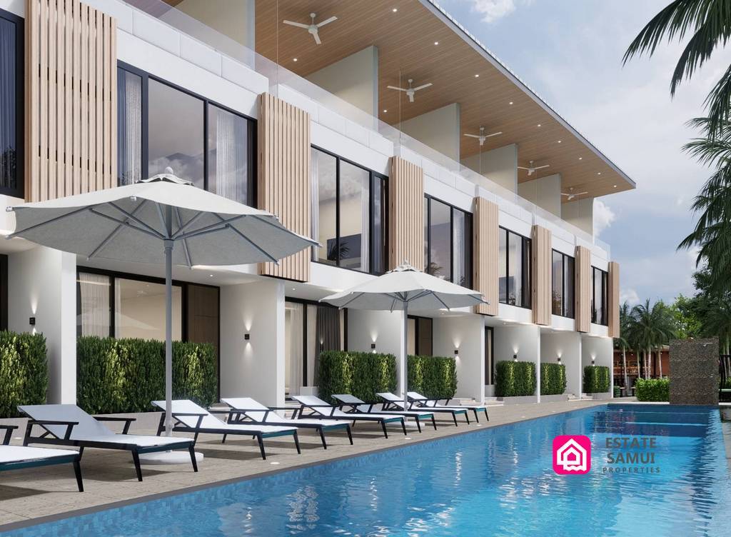 modern townhouses for sale, koh samui