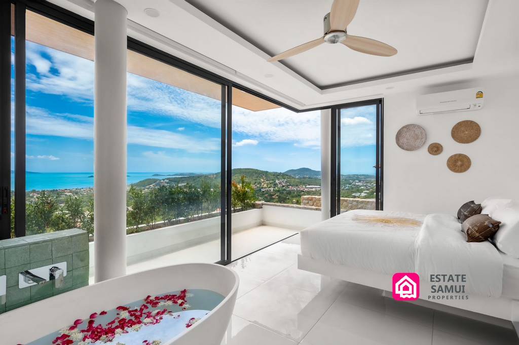 ocean view villas for sale, koh samui