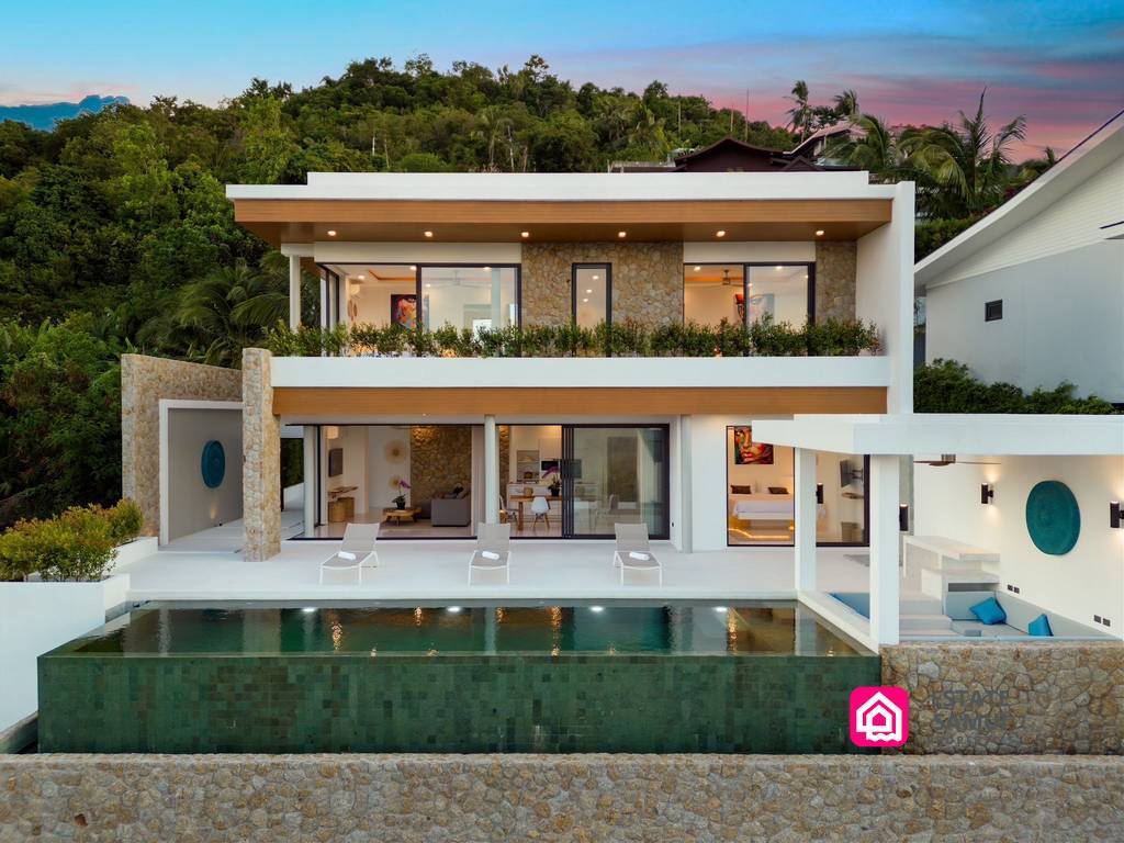 ocean view villas for sale, koh samui