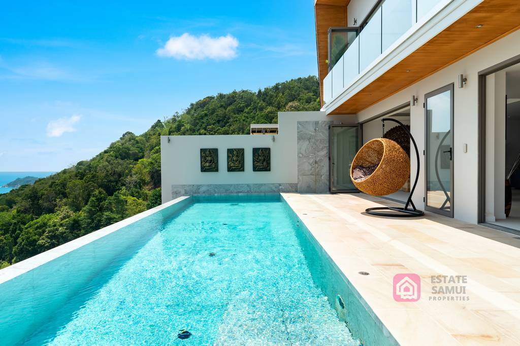 panoramic sea view villa for sale, koh samui