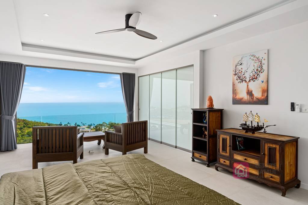 panoramic sea view villa for sale, koh samui