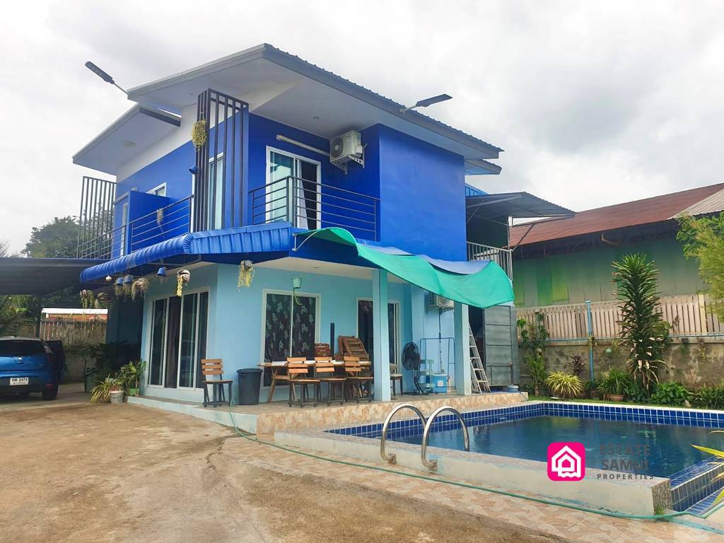 bangrak home with private pool, koh samui