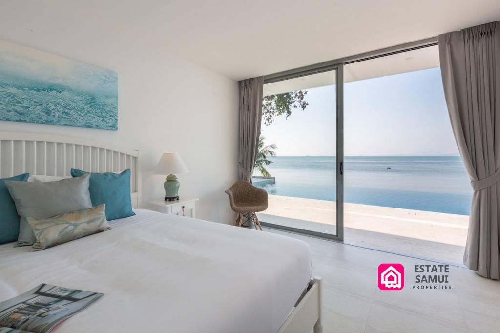 bophut beachfront villa for sale, koh samui